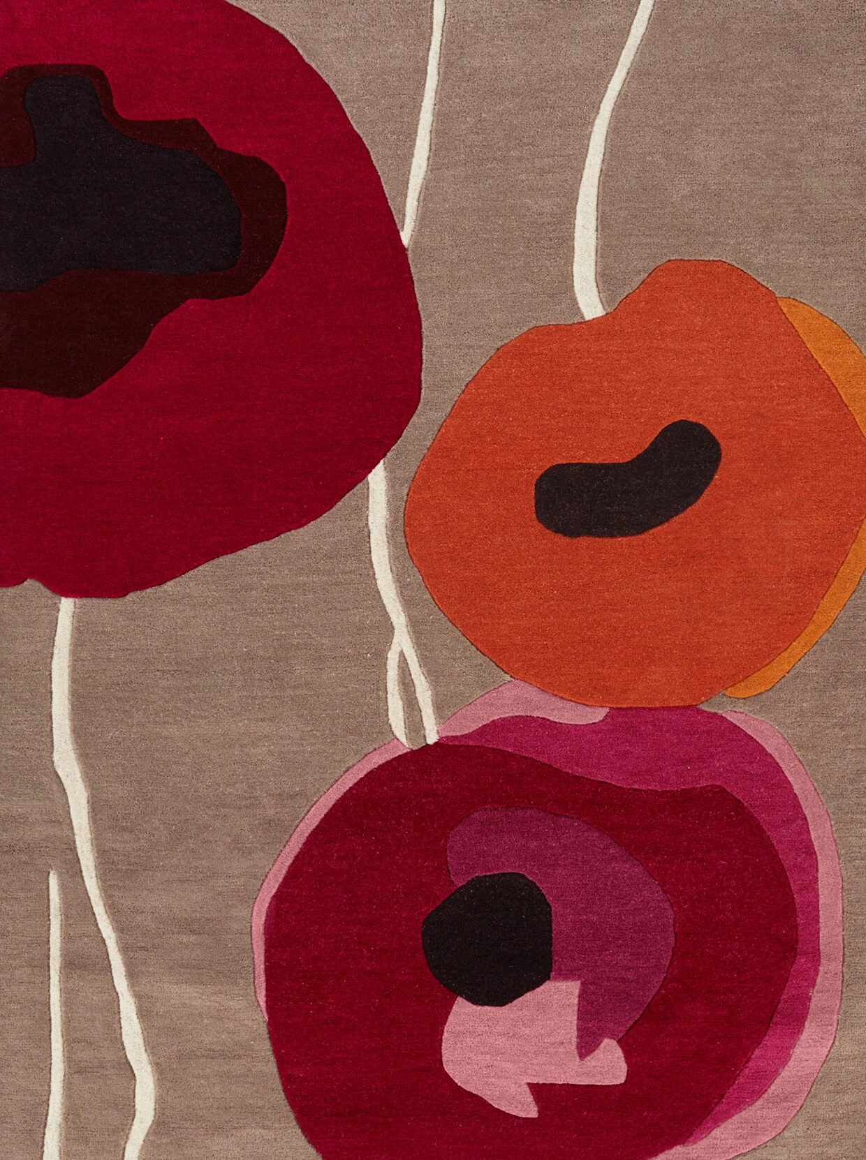 Heine Home Teppich In Taupe-rot 3 Heine Home Teppich In Taupe-rot – Bild 3
