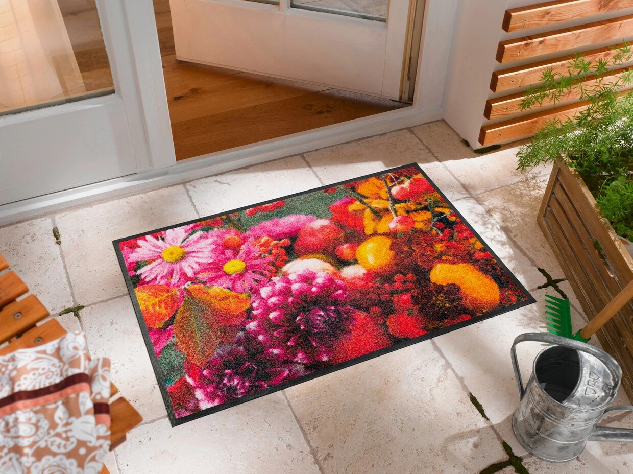 Wash&dry Fußmatte In Rot-orange 2 Wash&dry Fußmatte In Rot-orange – Bild 2