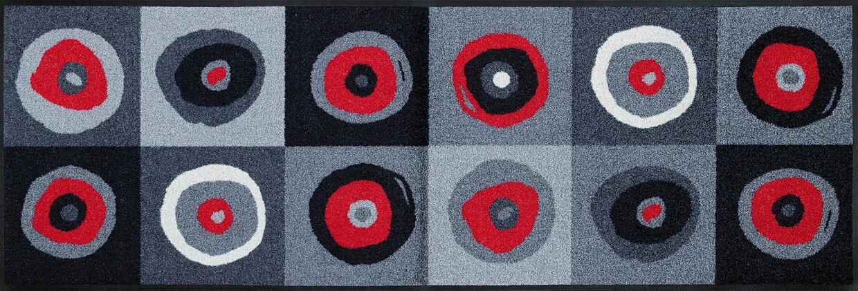 Wash&dry Fußmatte In Anthrazit-rot 3 Wash&dry Fußmatte In Anthrazit-rot – Bild 3