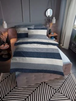 TOM TAILOR Bettwäsche In Marine-grau -Heimtextilien 16895a2944c4fe1f8d9c577abf842074