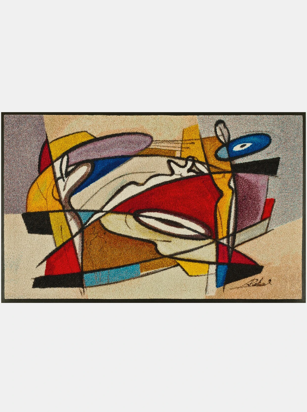 Wash&dry Fußmatte In Beige-bunt 1 Wash&dry Fußmatte In Beige-bunt