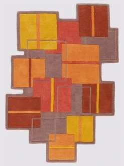 Heine Home Hochflorteppich In Orange-braun