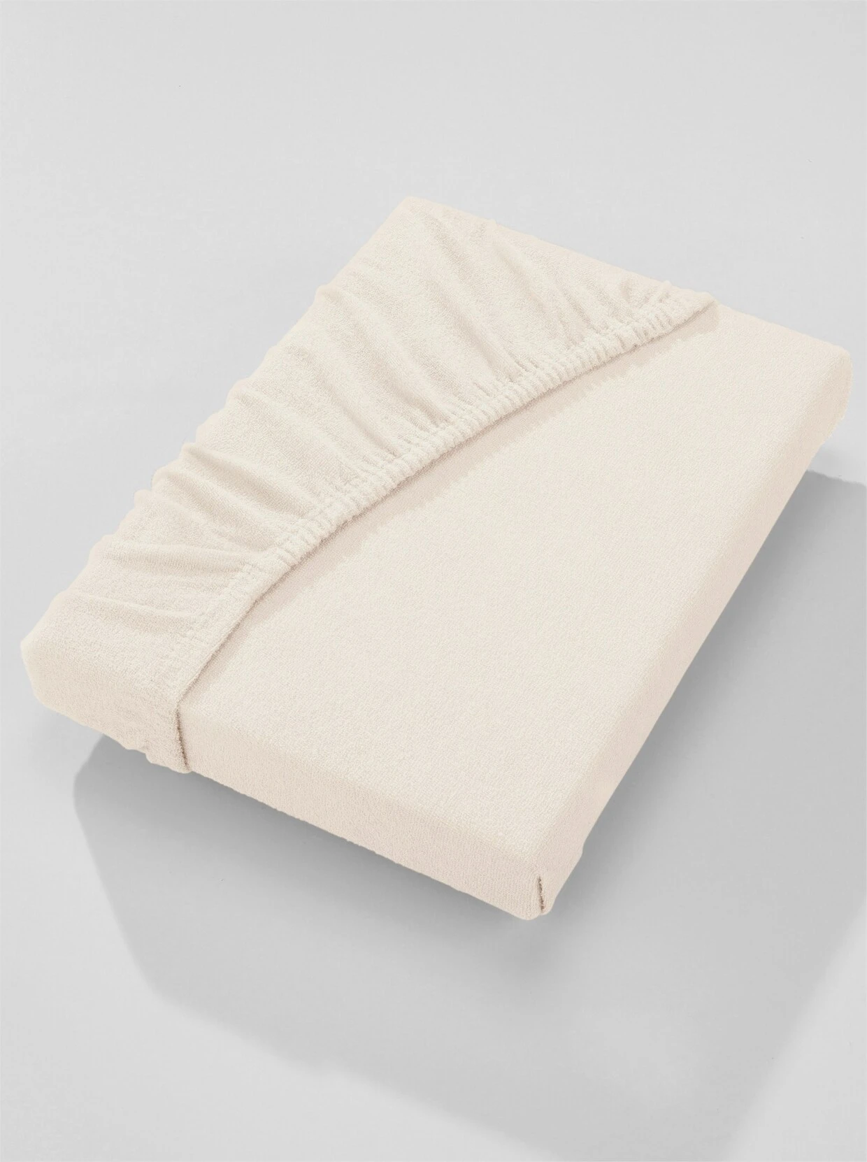 Biberna Spannbetttuch In Ecru 1 Biberna Spannbetttuch In Ecru