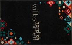 Wash&dry Fußmatte In Schwarz-bunt