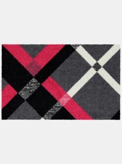 Salonloewe Fußmatte In Grau-gemustert