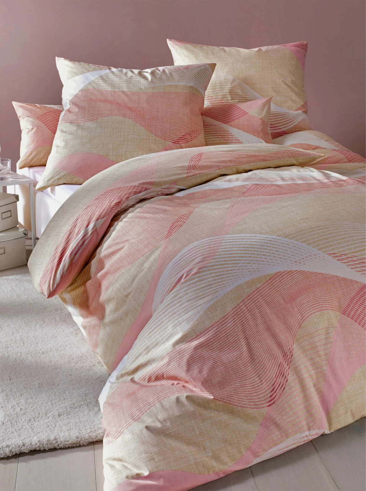Heine Home Bettwäsche In Rosé-sand 2 Heine Home Bettwäsche In Rosé-sand – Bild 2