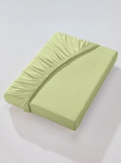 Wäschepur Spannbetttuch In Lindgrün