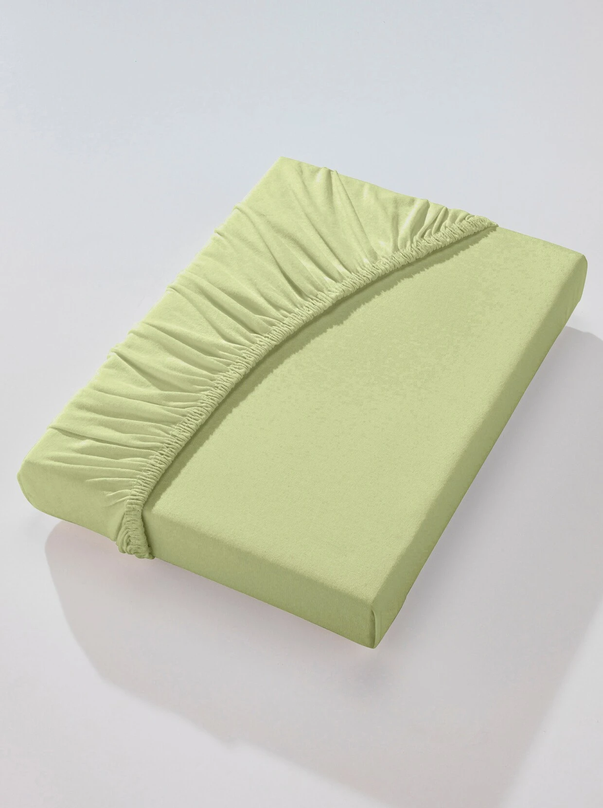 Wäschepur Spannbetttuch In Lindgrün 1 Wäschepur Spannbetttuch In Lindgrün