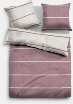 TOM TAILOR Bettwäsche In Mauve-grau