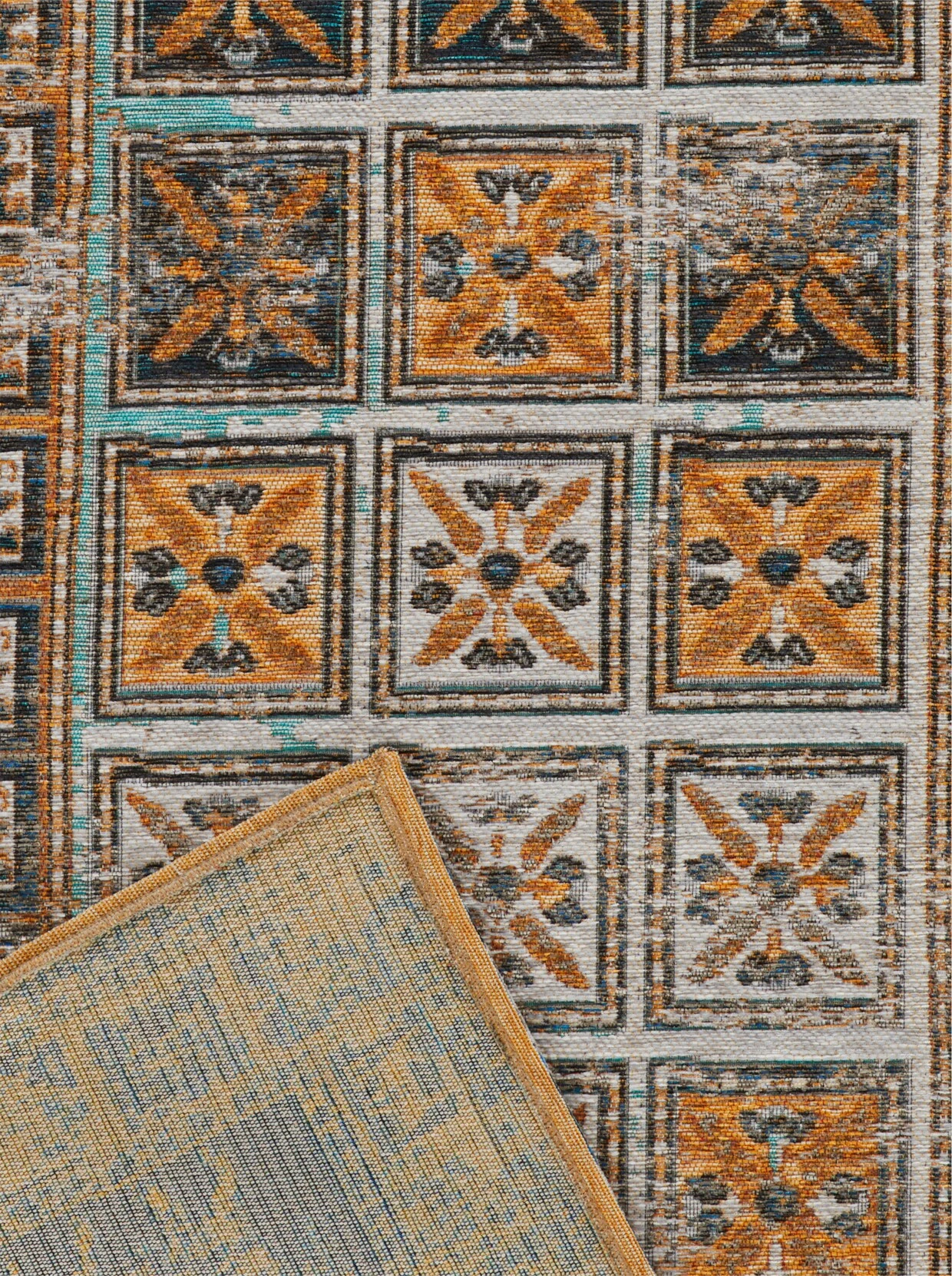 Heine Home Teppich In Türkis-bunt 4 Heine Home Teppich In Türkis-bunt – Bild 4