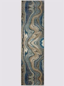 Heine Home Teppich In Beige-blau