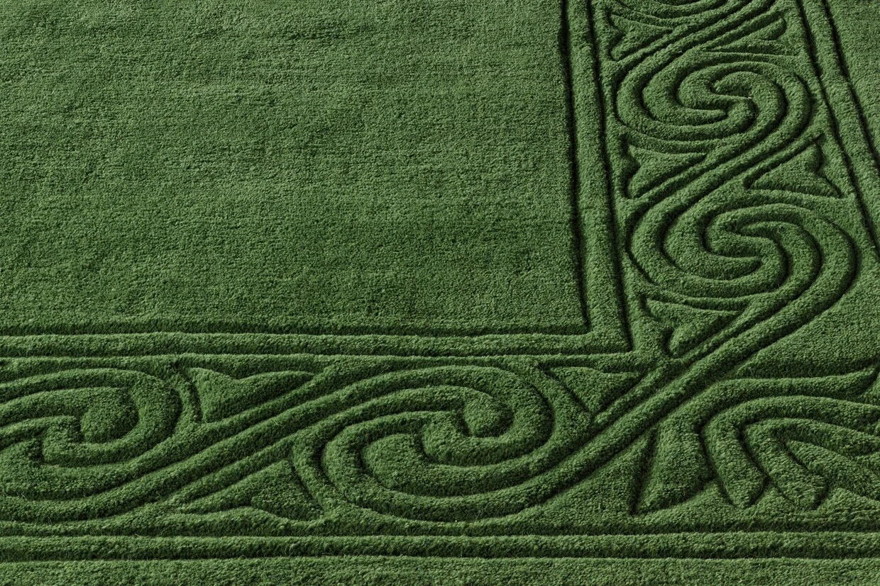 Heine Home Hochflorteppich In Grün 5 Heine Home Hochflorteppich In Grün – Bild 5