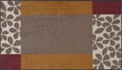 Wash&dry Fußmatte In Taupe-ocker