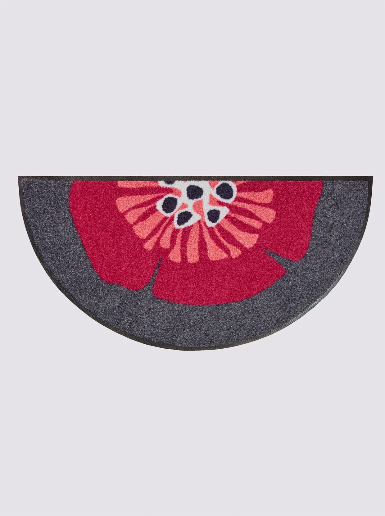 Heine Home Fußmatte In Anthrazit-rot 1 Heine Home Fußmatte In Anthrazit-rot