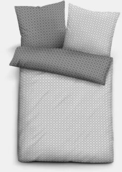 Heimtextilien 33 Biberna Bettwäsche In Grau