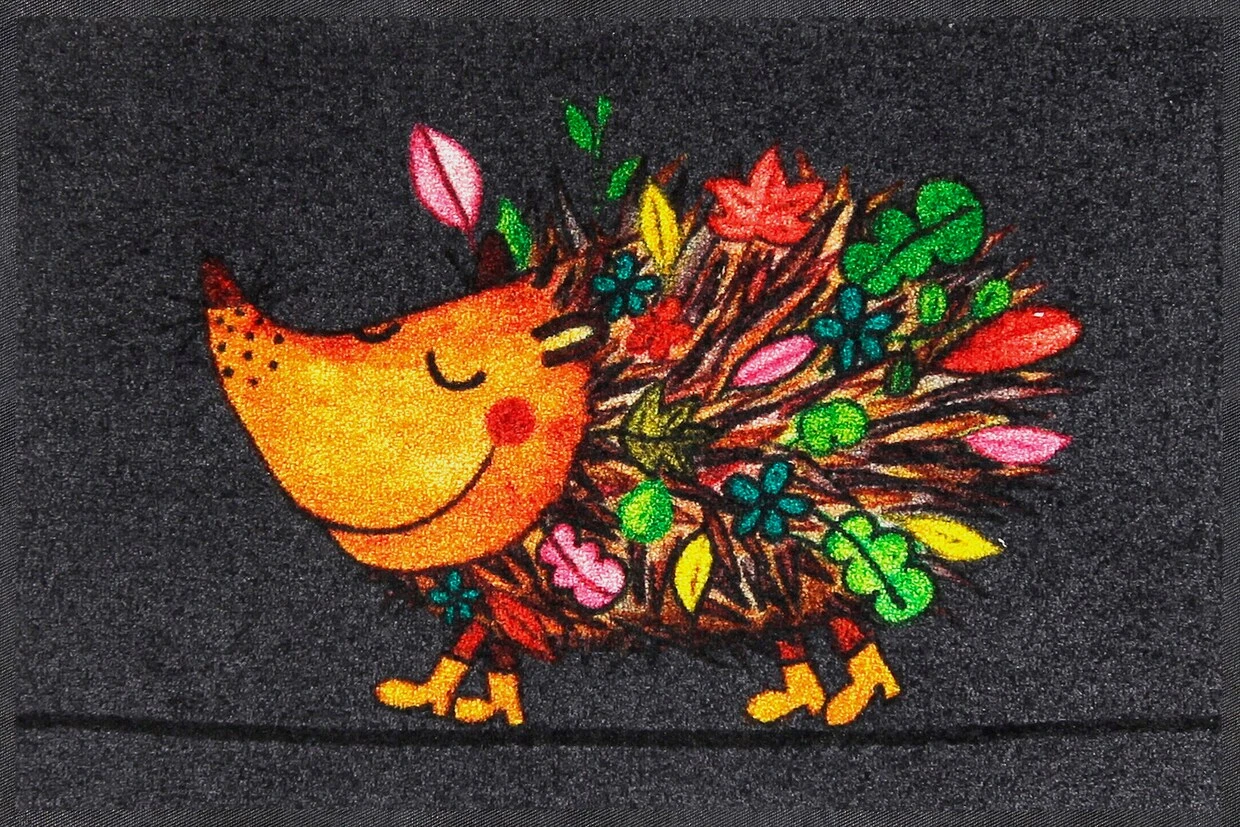 Salonloewe Fußmatte In Anthrazit-bunt 1 Salonloewe Fußmatte In Anthrazit-bunt