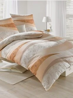 Heimtextilien 39 Biberna Bettwäsche In Melba-natur