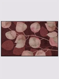 Wash&dry Fußmatte In Dunkelrot