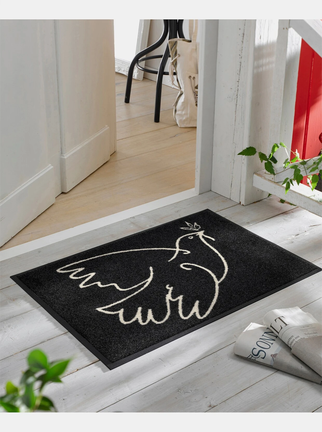 Wash&dry Fußmatte In Schwarz-ecru 2 Wash&dry Fußmatte In Schwarz-ecru – Bild 2