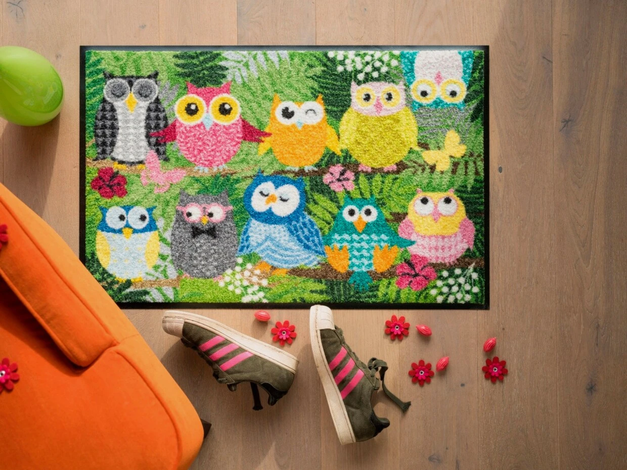 Salonloewe Fußmatte In Grün-bunt 3 Salonloewe Fußmatte In Grün-bunt – Bild 3