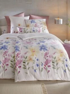 Heine Home Bettwäsche In Weiß-bedruckt