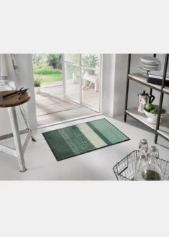 Wash&dry Fußmatte In Grün-ecru -Heimtextilien 99743e16cd194b15101d8233d5f93abf