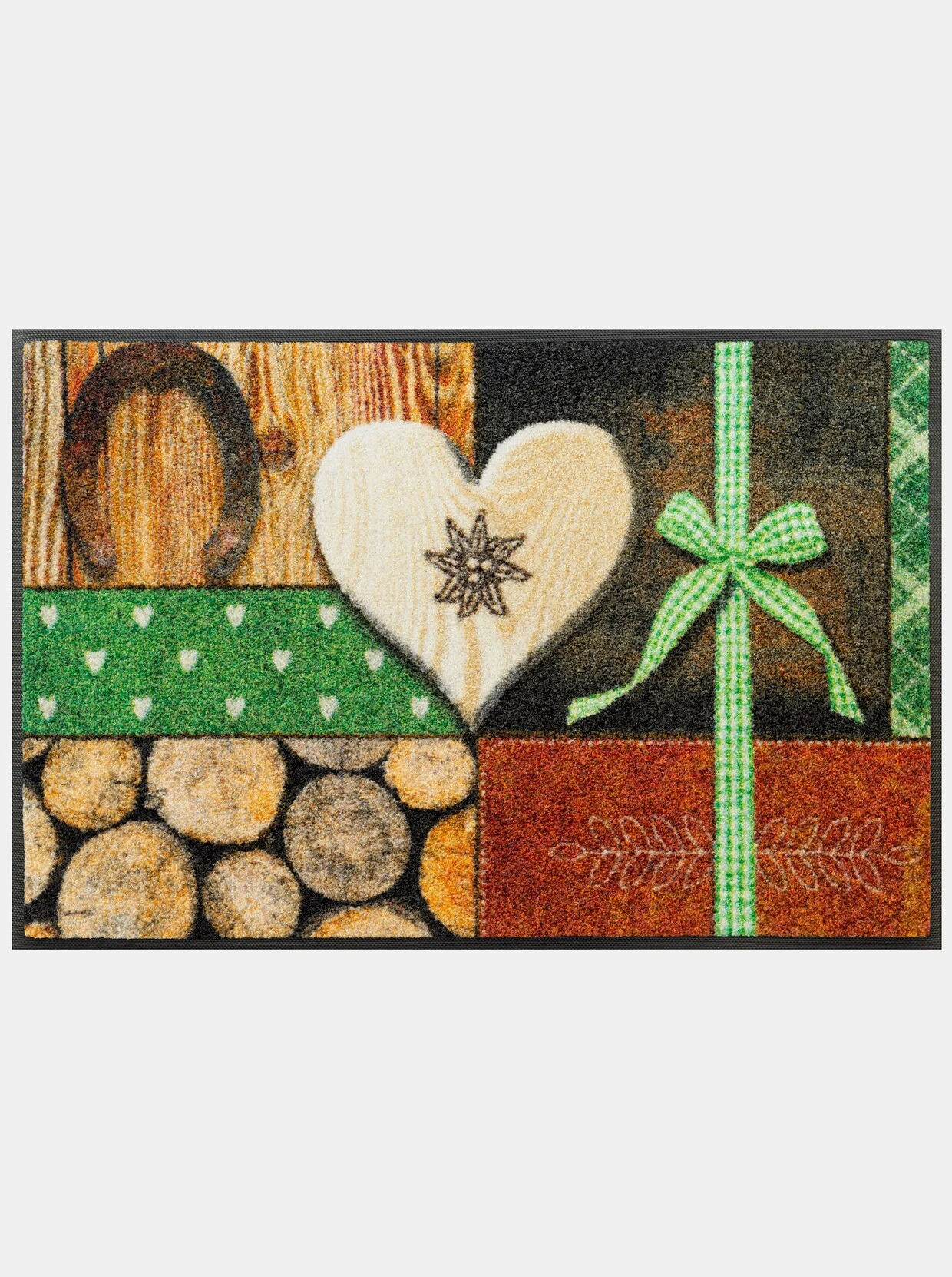 Wash&dry Fußmatte In Braun-grün 1 Wash&dry Fußmatte In Braun-grün