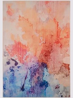 Heine Home Teppich In Orange-bunt