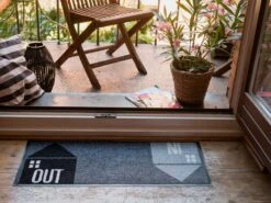 Salonloewe Fußmatte In Grau-schwarz -Heimtextilien a8af856aa326926c0380919b2c4cc4a2