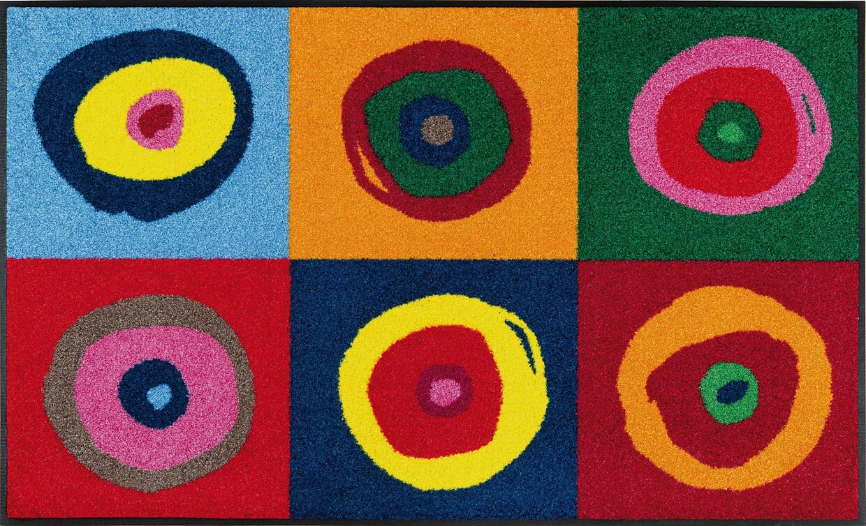 Wash&dry Fußmatte In Rot-bunt 1 Wash&dry Fußmatte In Rot-bunt