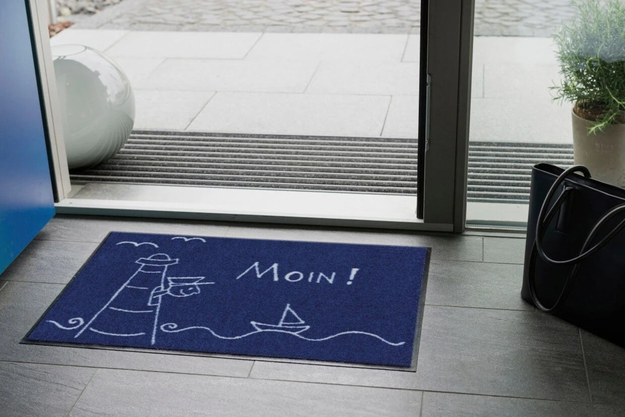 Salonloewe Fußmatte In Blau 2 Salonloewe Fußmatte In Blau – Bild 2