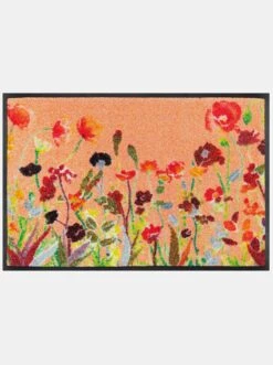 Wash&dry Fußmatte In Apricot-gemustert