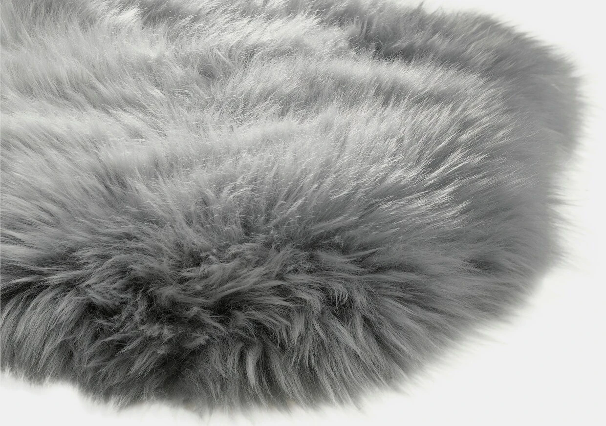 Heine Home Lammfell In Grau 5 Heine Home Lammfell In Grau – Bild 5