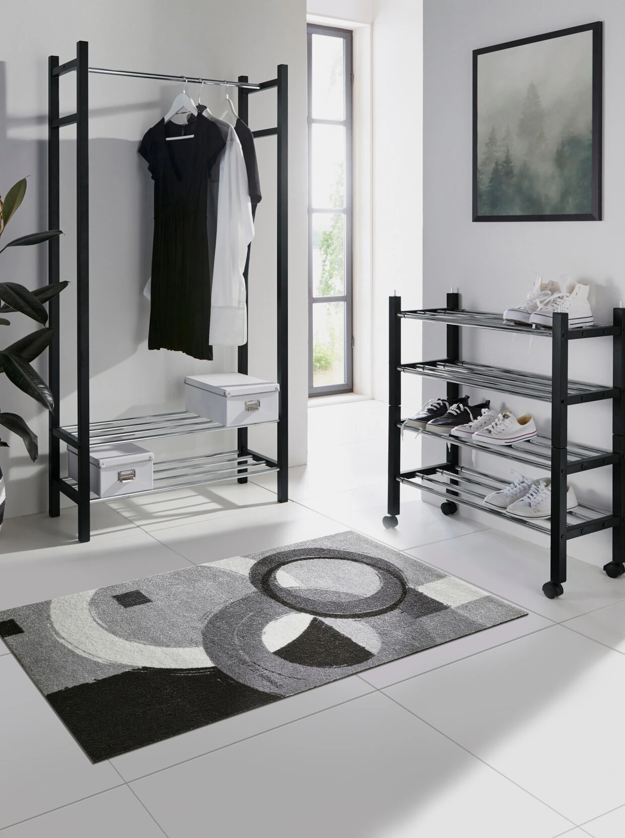 Wash&dry Fußmatte In Grau-schwarz 2 Wash&dry Fußmatte In Grau-schwarz – Bild 2