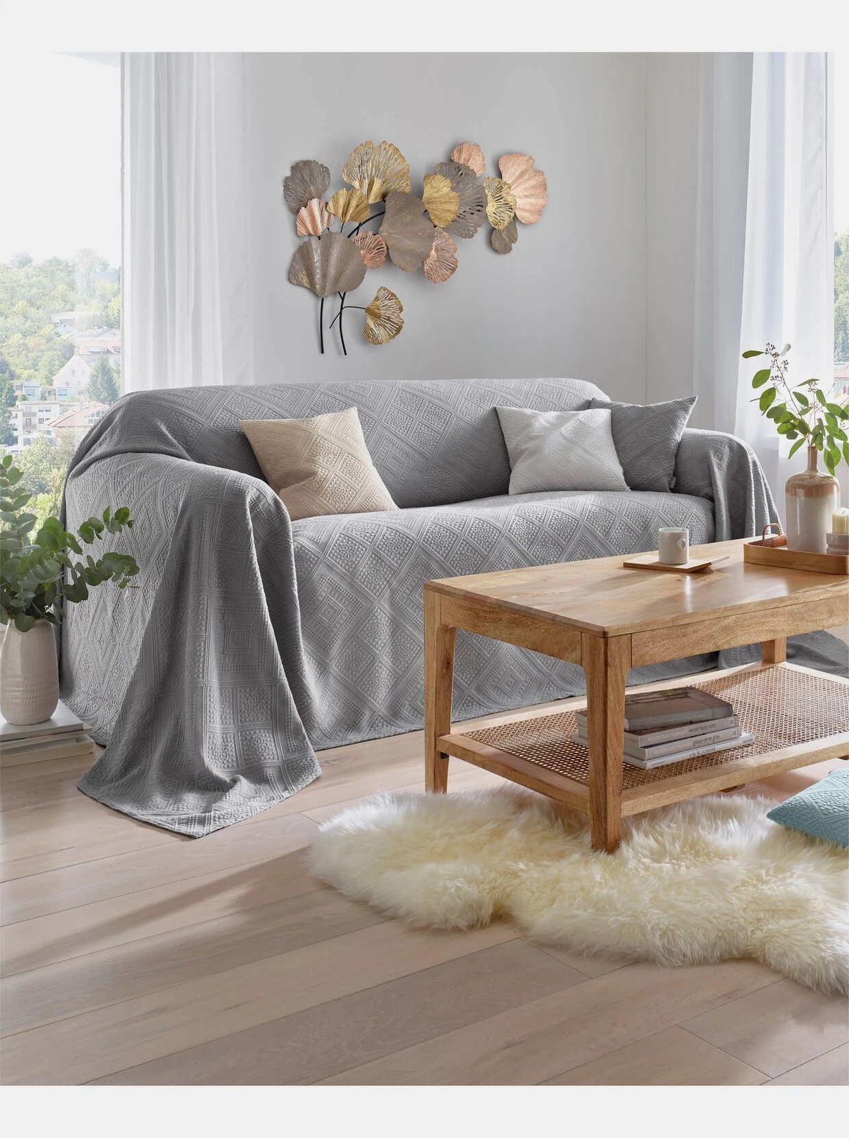 Pereira Da Cunha Kissenhülle 2er-Set In Grau 2 Pereira Da Cunha Kissenhülle 2er-Set In Grau – Bild 2