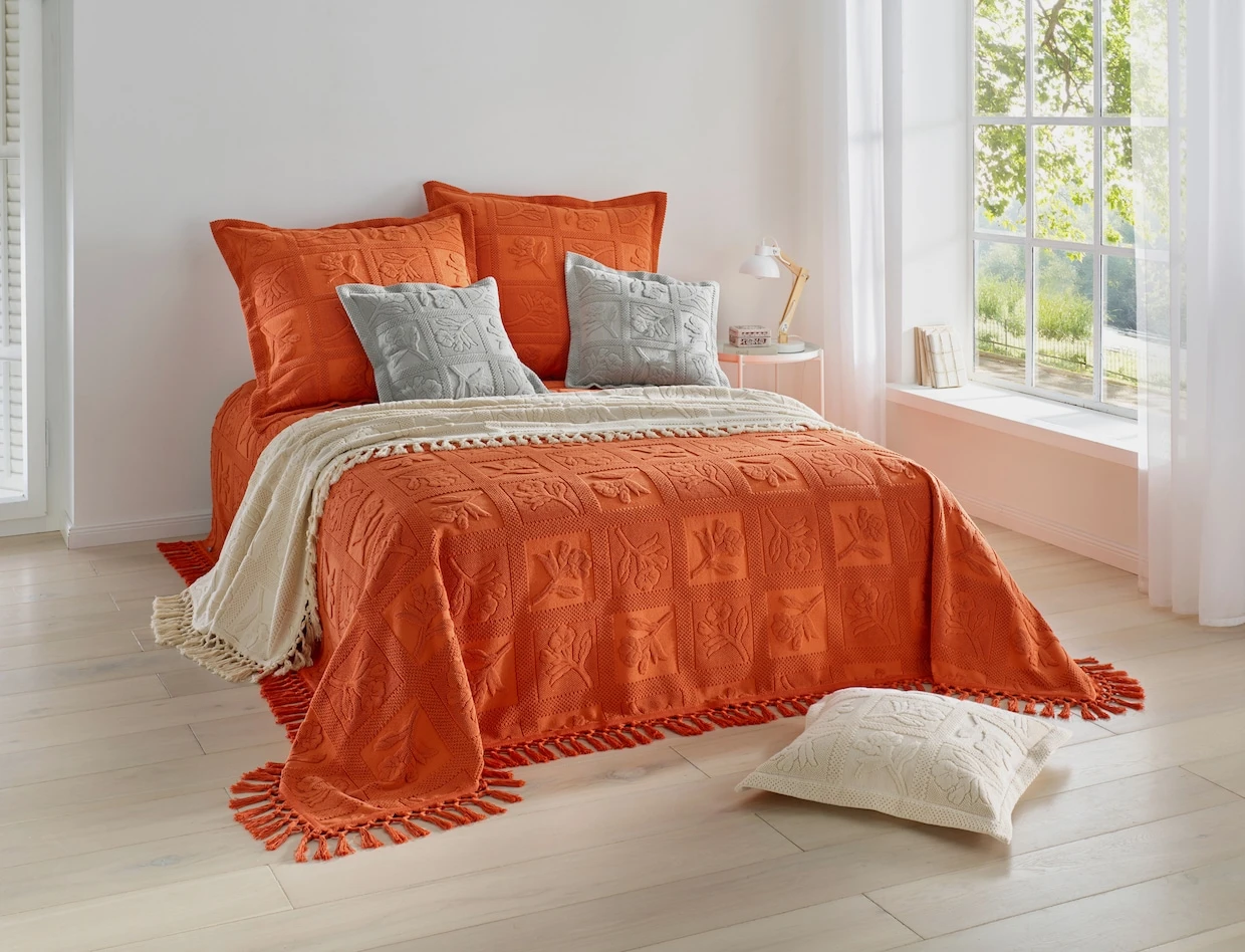 Tagesdecke In Terracotta 2 Tagesdecke In Terracotta – Bild 2