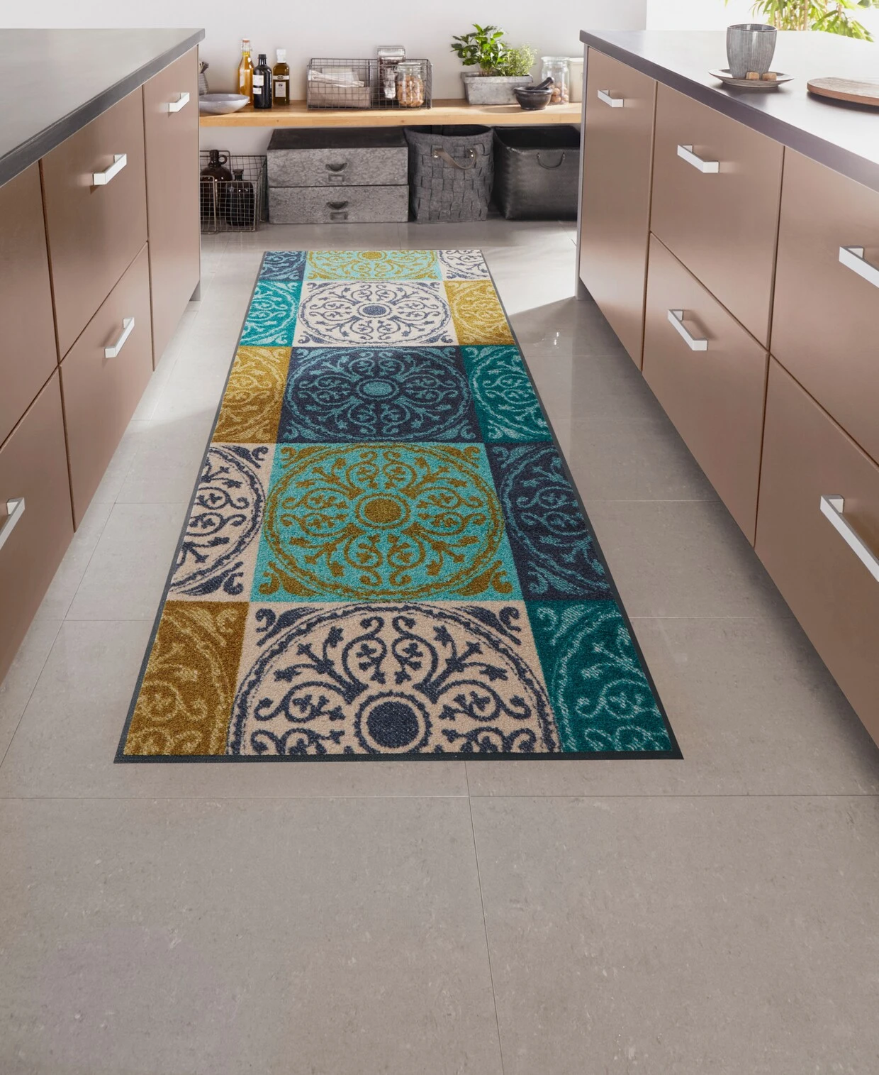 Wash&dry Fußmatte In Türkis 3 Wash&dry Fußmatte In Türkis – Bild 3