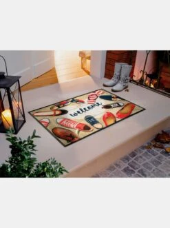 Wash&dry Fußmatte In Natur-bunt