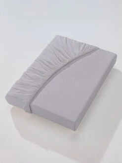 Wäschepur Spannbetttuch In Silbergrau