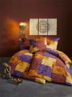 Heine Home Bettwäsche In Lila-bunt