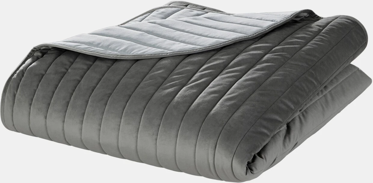 Heine Home Tagesdecke In Grau 2 Heine Home Tagesdecke In Grau – Bild 2