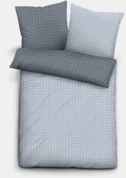 Heimtextilien 27 Biberna Bettwäsche In Blau