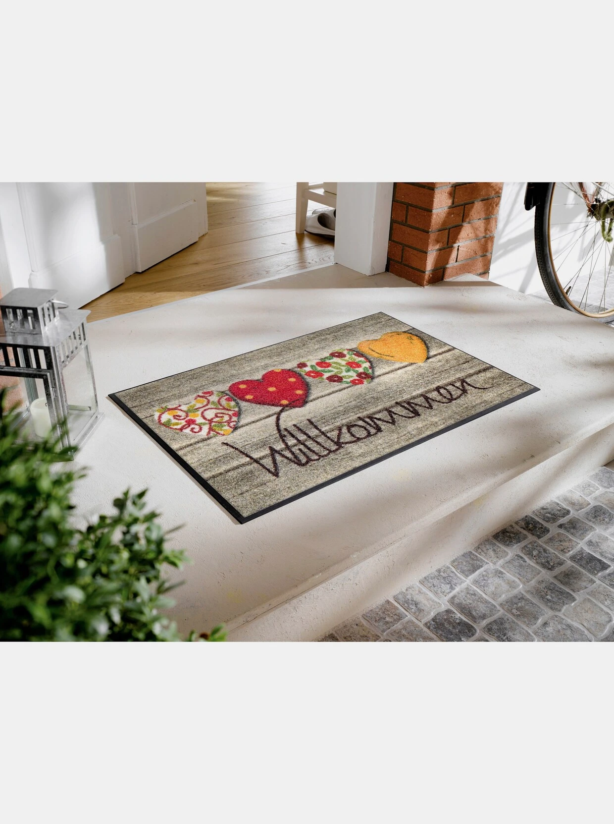 Wash&dry Fußmatte In Braun-bunt 2 Wash&dry Fußmatte In Braun-bunt – Bild 2