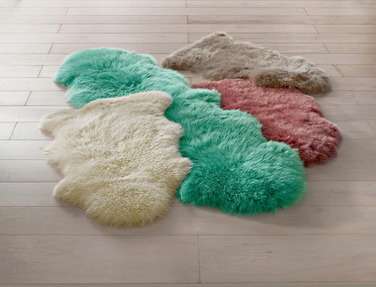 Heine Home Lammfell In Mauve 3 Heine Home Lammfell In Mauve – Bild 3