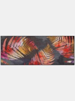 Wash&dry Fußmatte In Anthrazit-orange