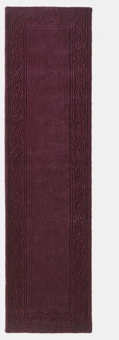 Heine Home Hochflorteppich In Aubergine