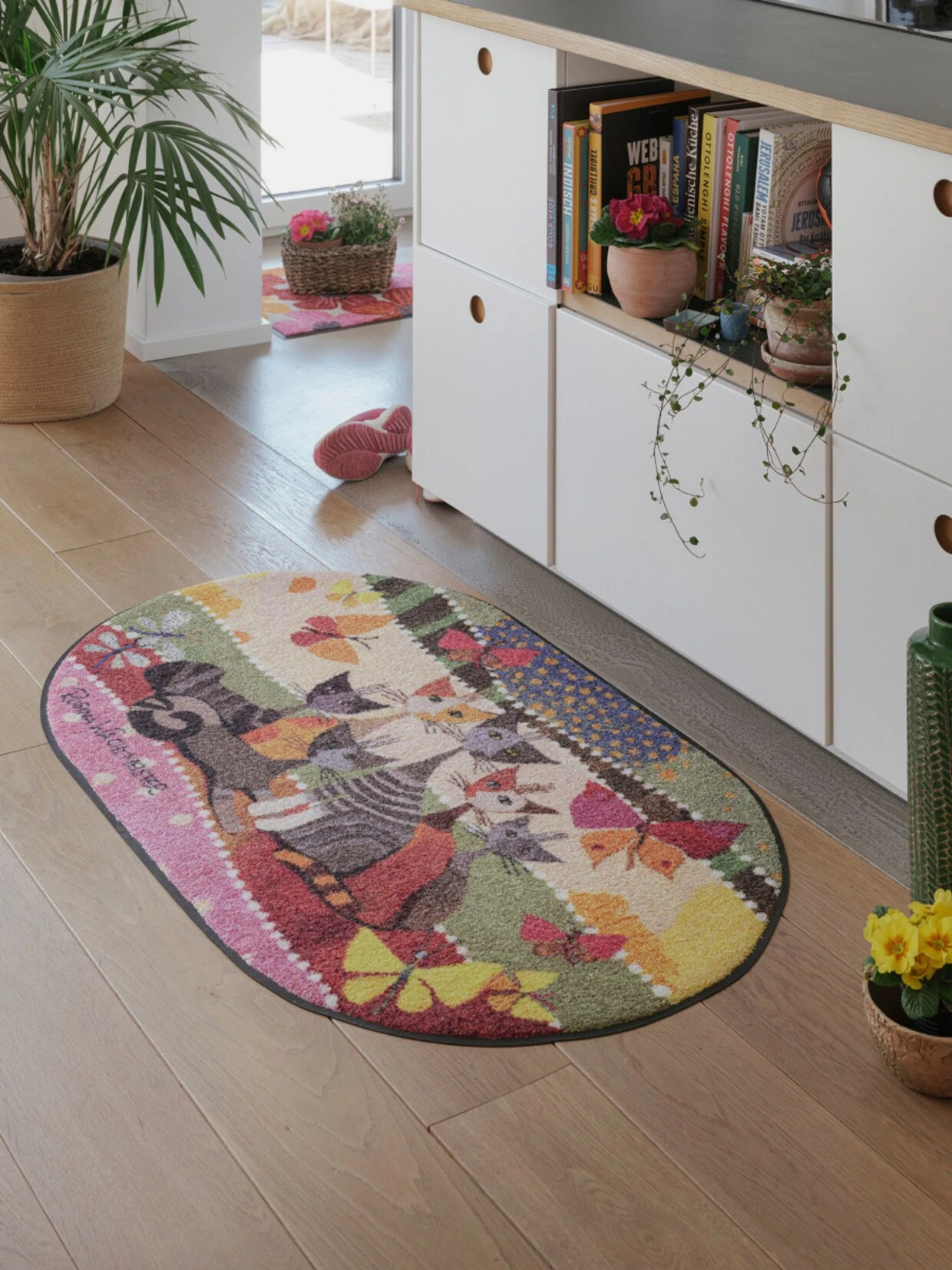 Salonloewe Fußmatte In Blau-bunt 4 Salonloewe Fußmatte In Blau-bunt – Bild 4