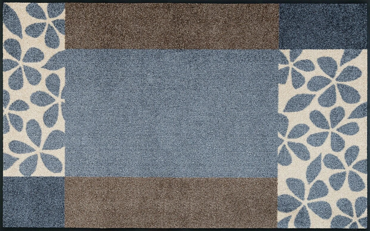 Wash&dry Fußmatte In Blau-grau 1 Wash&dry Fußmatte In Blau-grau