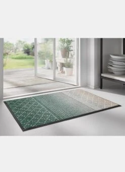 Wash&dry Fußmatte In Beige-grün-gemustert 7 Wash&dry Fußmatte In Beige-grün-gemustert -Heimtextilien f22623a028b7b21db6412e9f798b8eb6