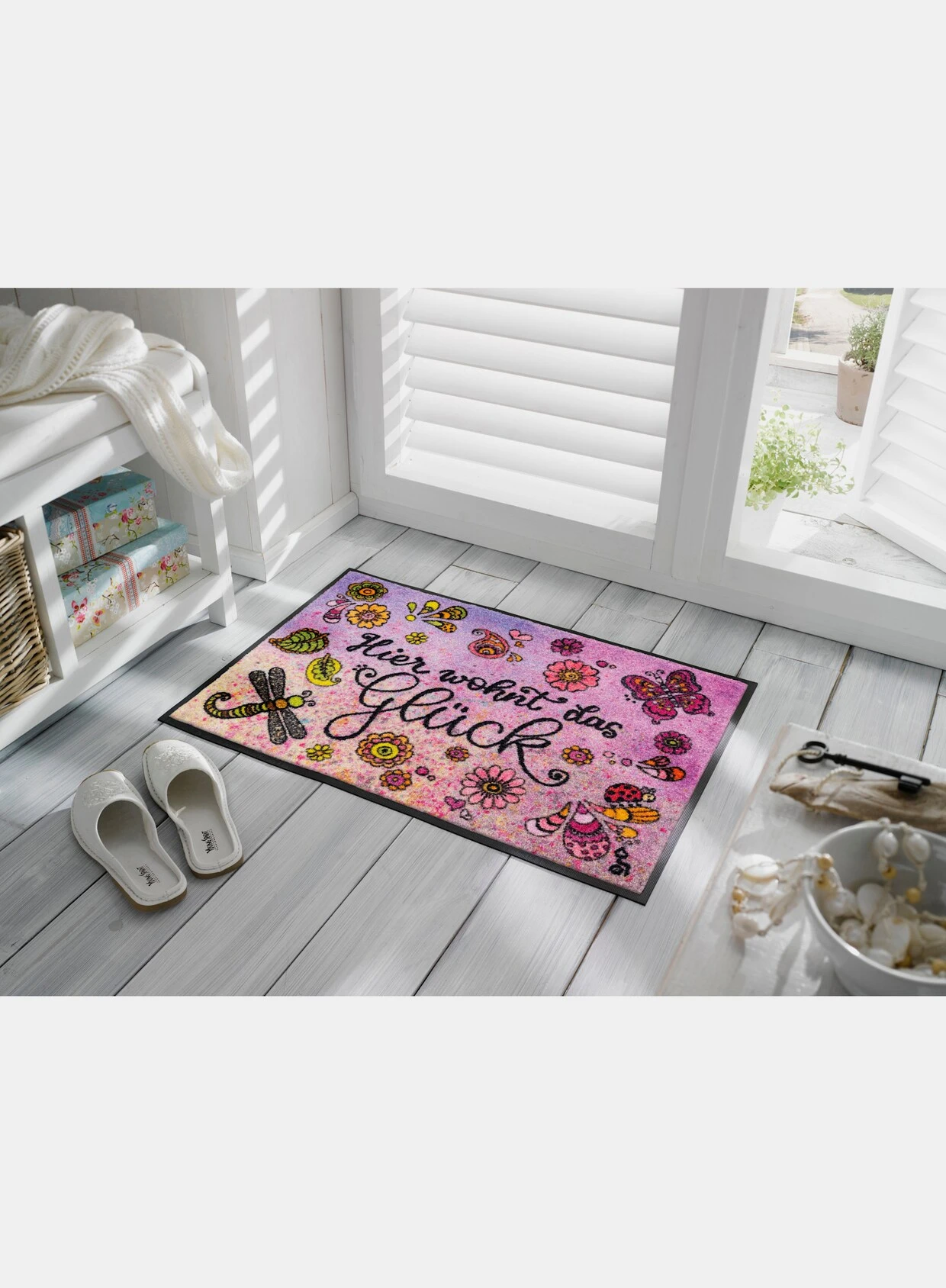 Wash&dry Fußmatte In Pink-bedruckt 3 Wash&dry Fußmatte In Pink-bedruckt – Bild 3